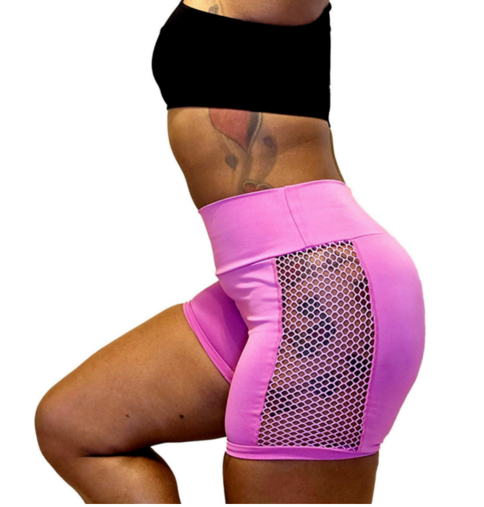 Knockout Shorts- Rose