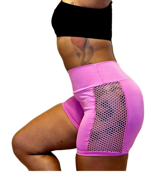 Knockout Shorts- Rose